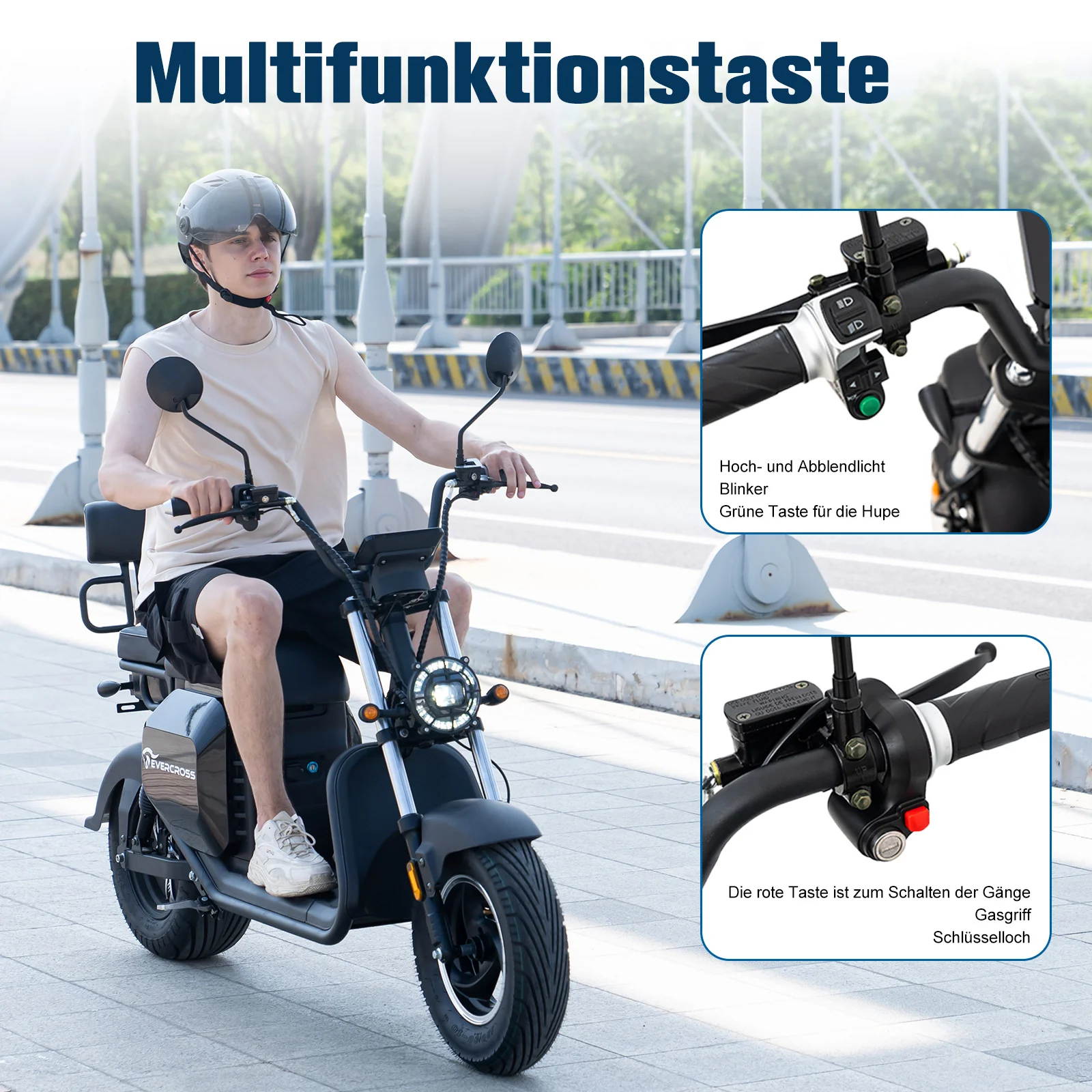 EVERCROSS 702 2000W Doppel-Elektromotorrad - Image 5