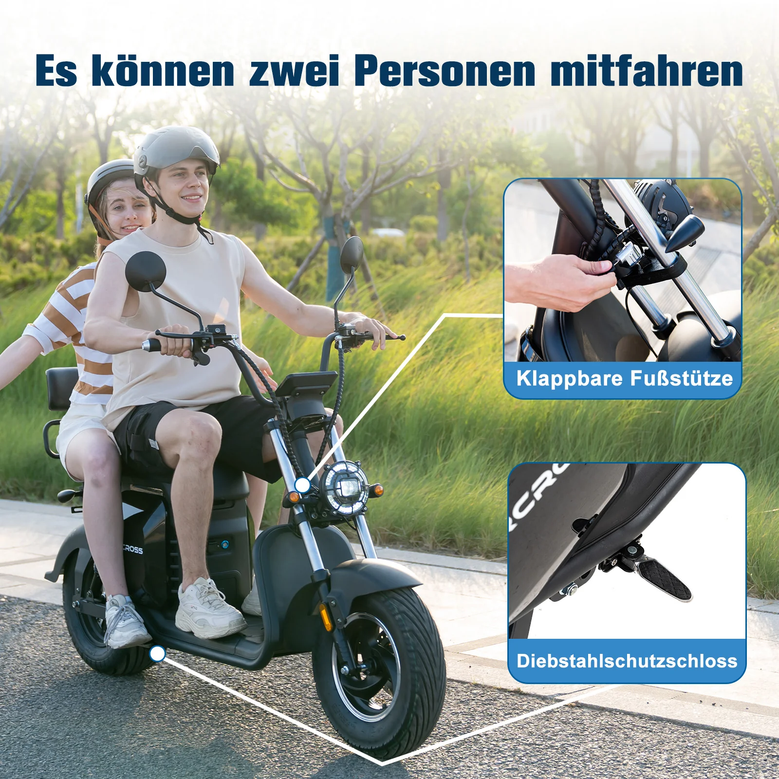 EVERCROSS 702 2000W Doppel-Elektromotorrad - Image 8
