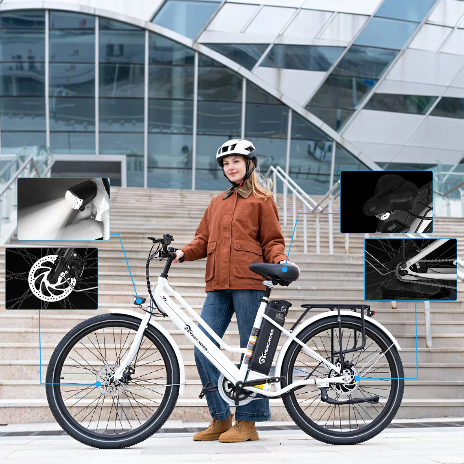 EVERCROSS EK8S Elektrofahrrad - Image 10