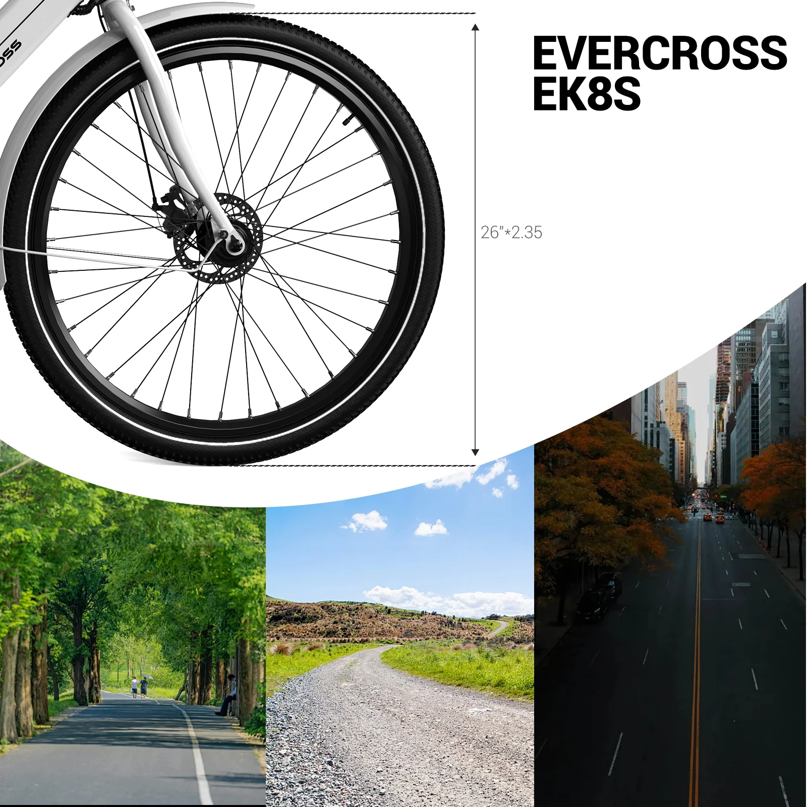 EVERCROSS EK8S Elektrofahrrad - Image 11