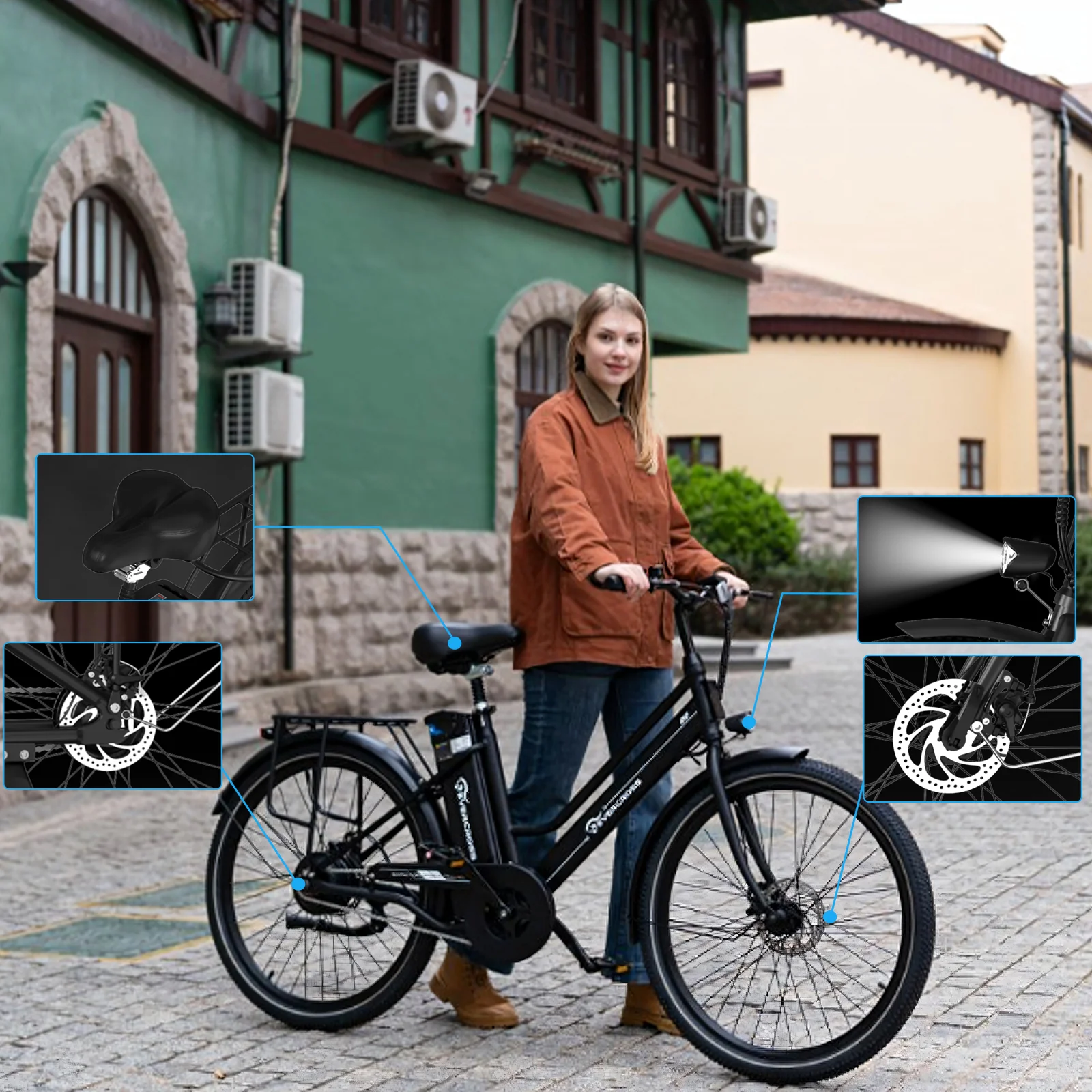 EVERCROSS EK8S Elektrofahrrad - Image 9