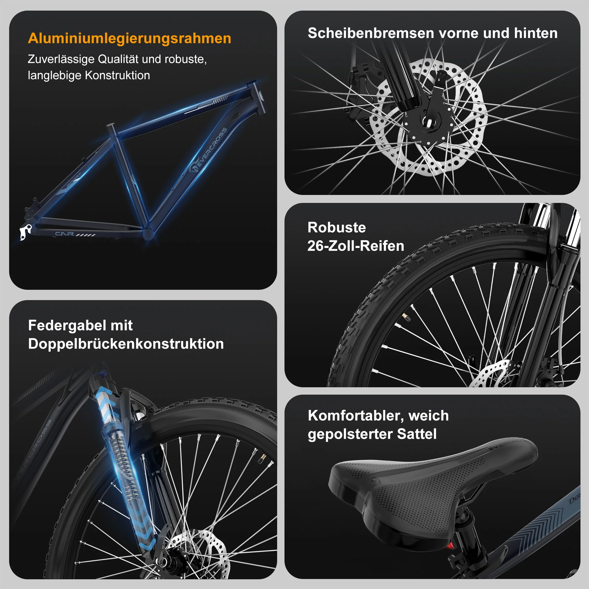 EVERCROSS EM3 Mountainbike （Fahrrad） - Image 3