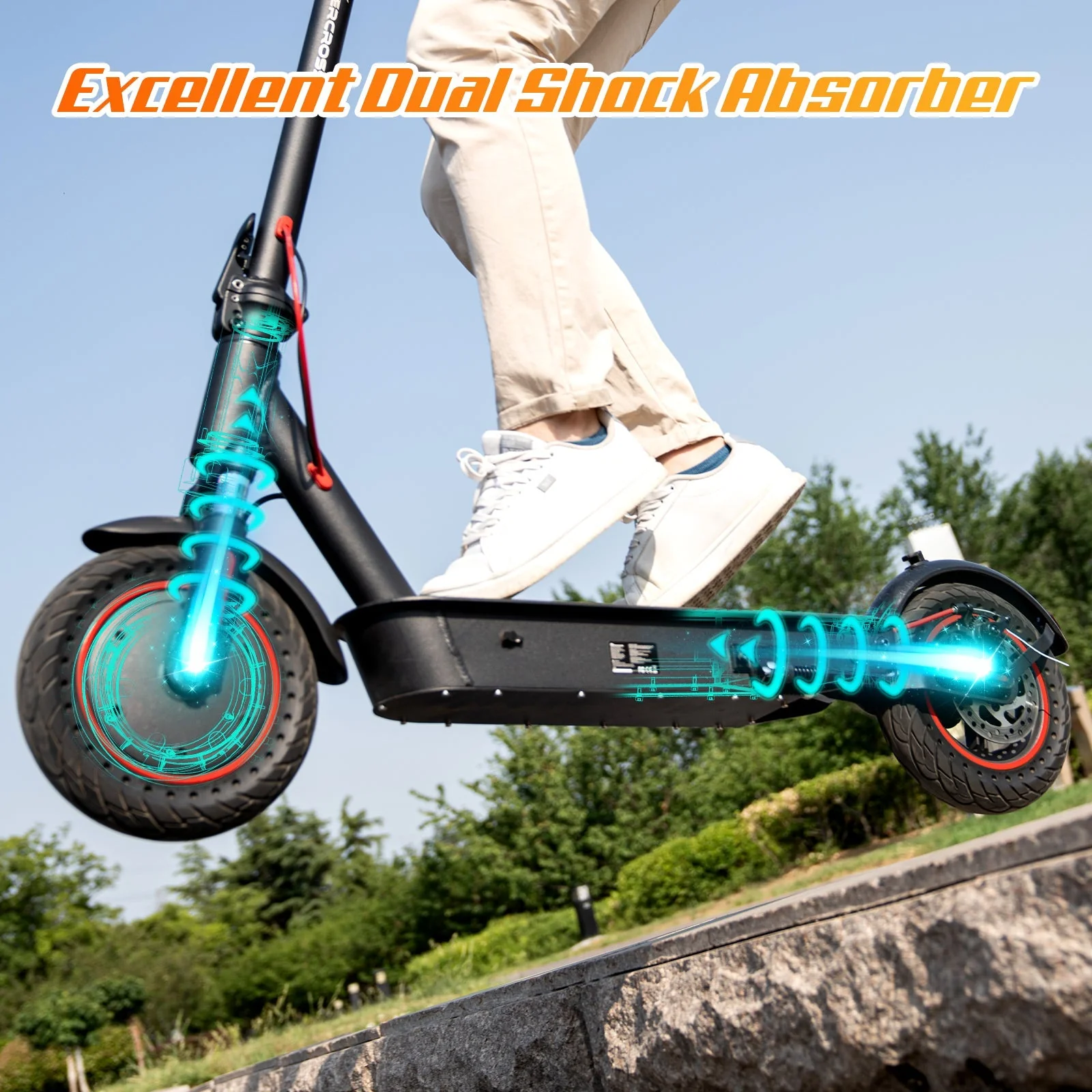 EVERCROSS EV10K PRO Klappbarer E-Scooter-25km/h(Nicht ABE) - Image 9