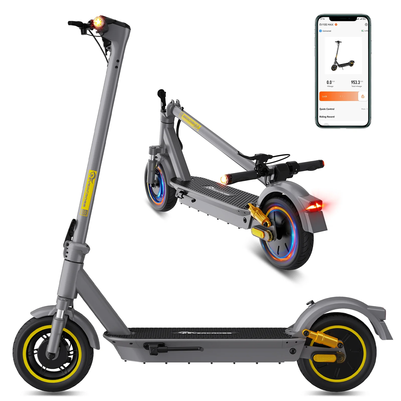 EVERCROSS EV10S MAX Elektroroller-25KM/H - Image 11