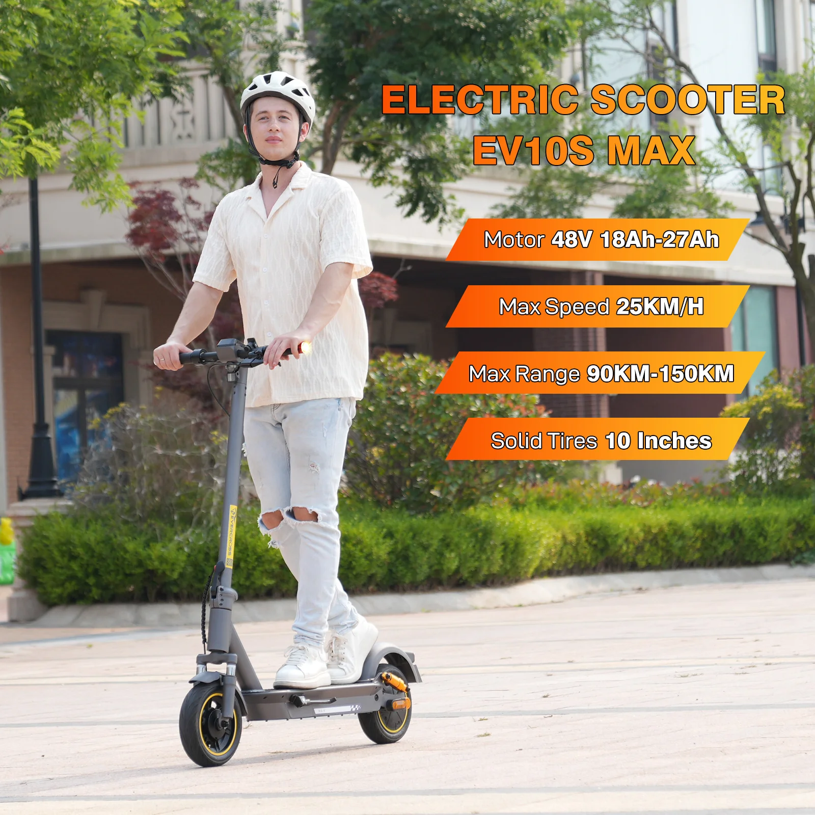 EVERCROSS EV10S MAX Elektroroller-25KM/H - Image 3
