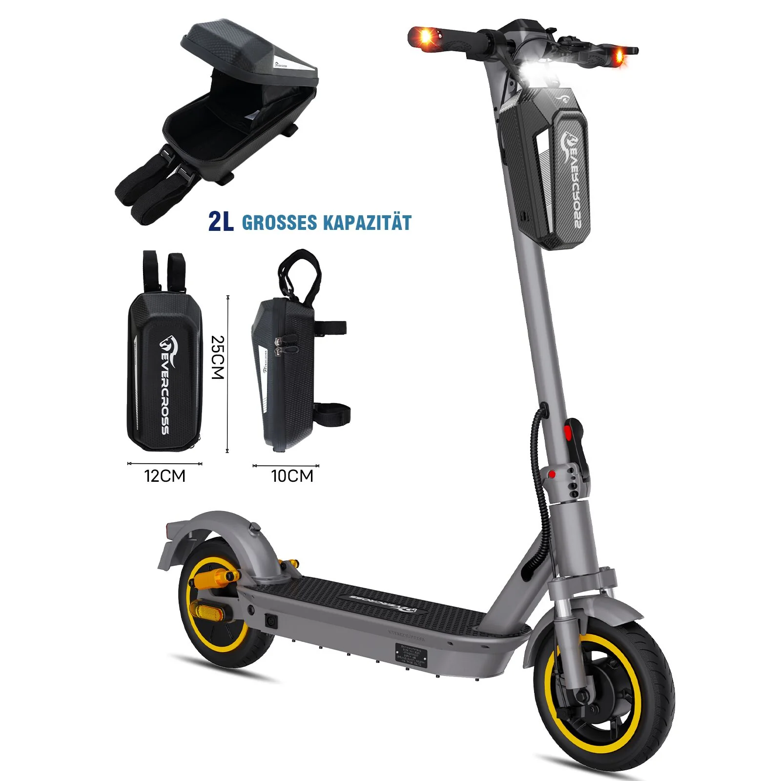EVERCROSS EV10S MAX Elektroroller-25KM/H - Image 9