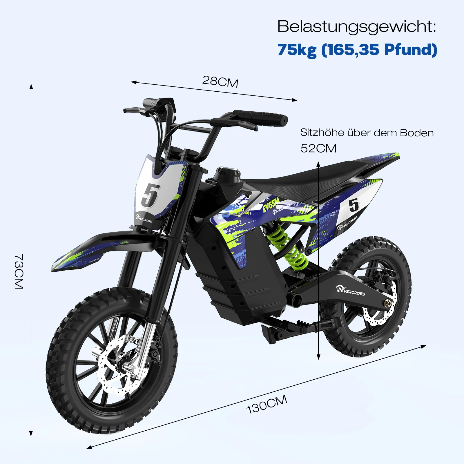 EVERCROSS EV65M 12+ Elektrisches Geländemotorrad - Image 8
