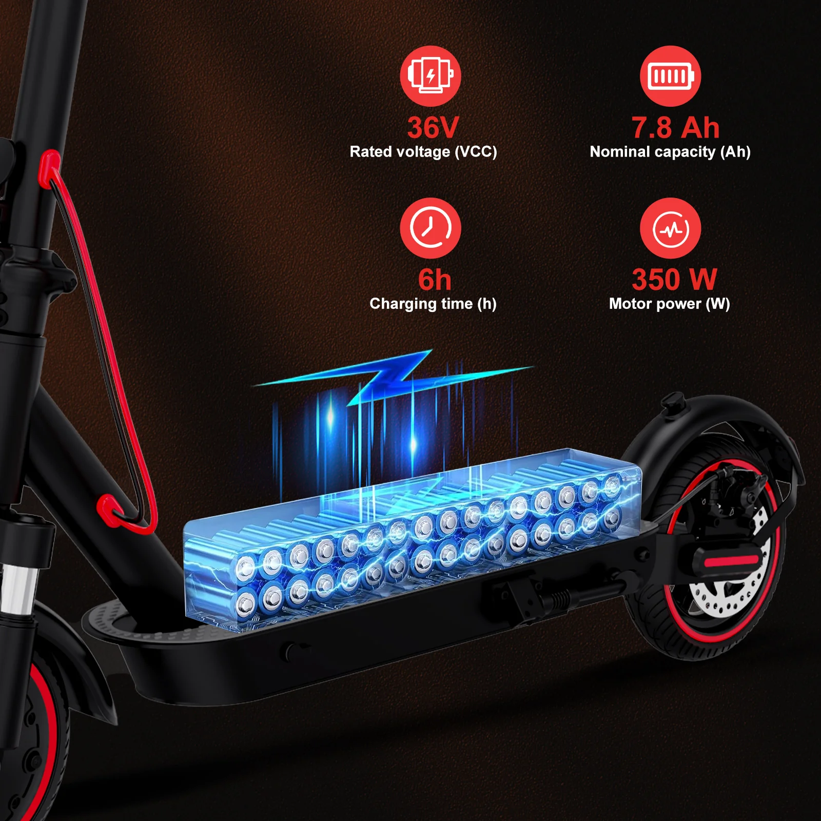EVERCROSS EV85F Klappbarer E-Scooter - Image 4