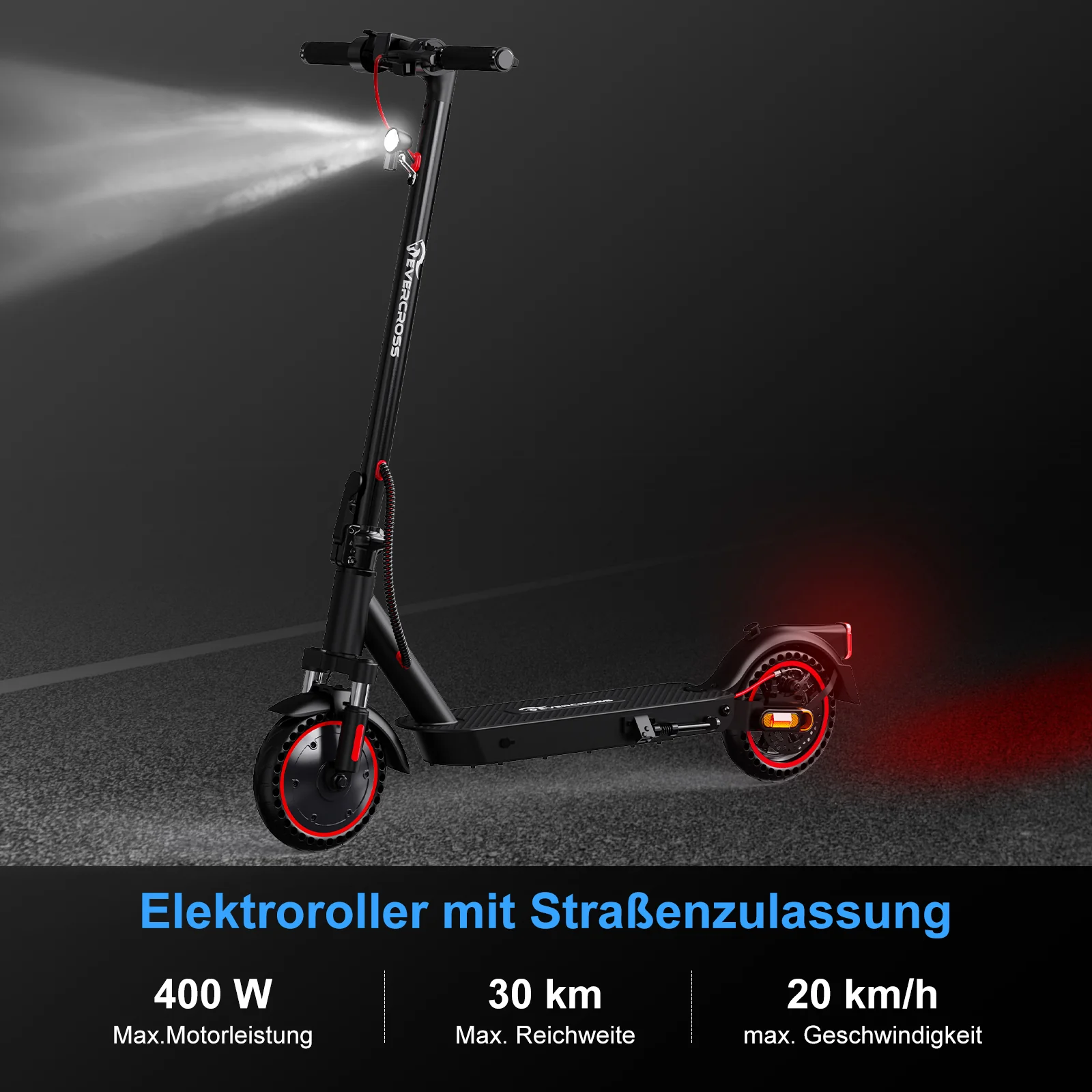 EVERCROSS EV85F ABE Faltbarer Elektroroller - Image 4