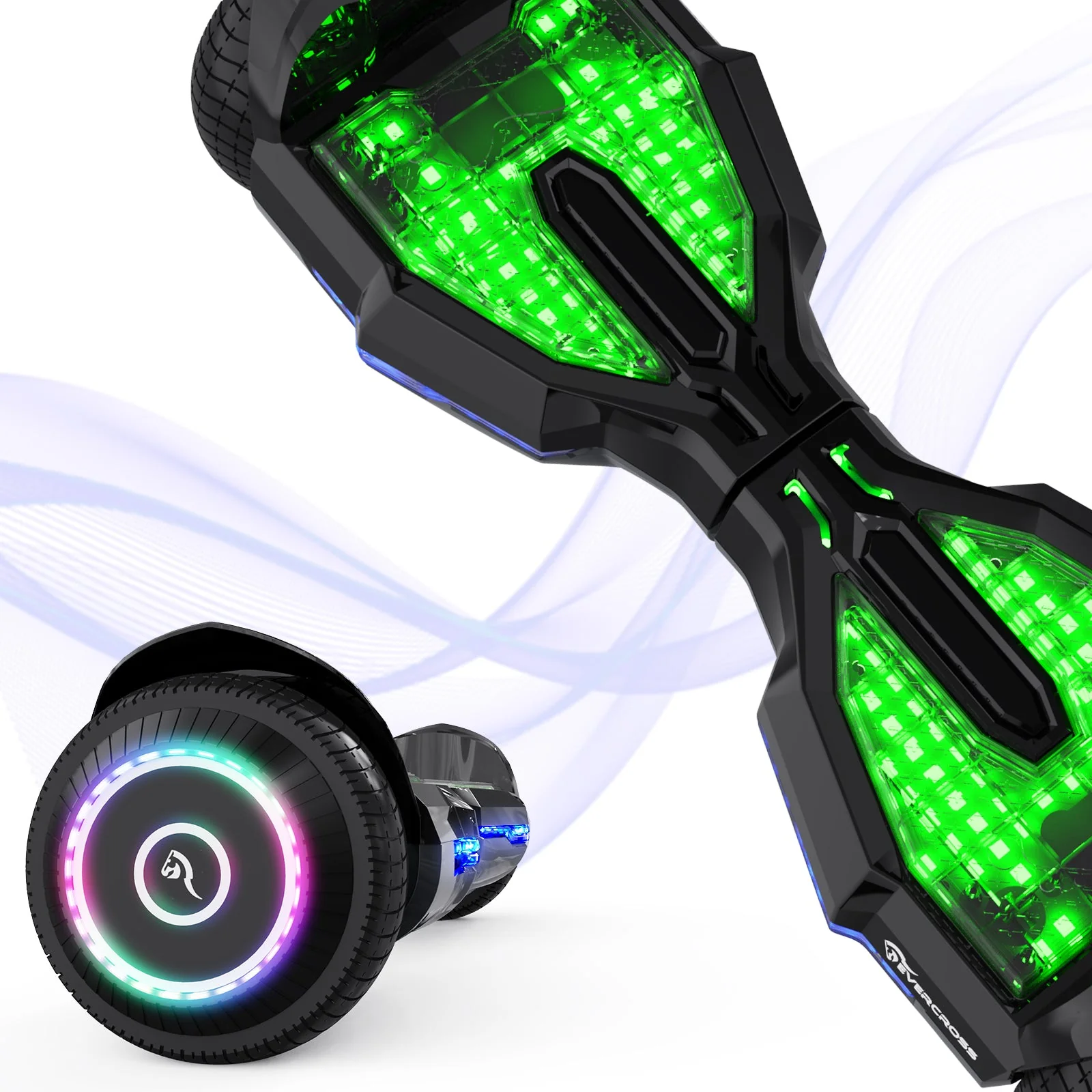 EVERCROSS Hoverboard, 6.5 Inch Self Balancing Hoverboards with Bluetooth - Image 3