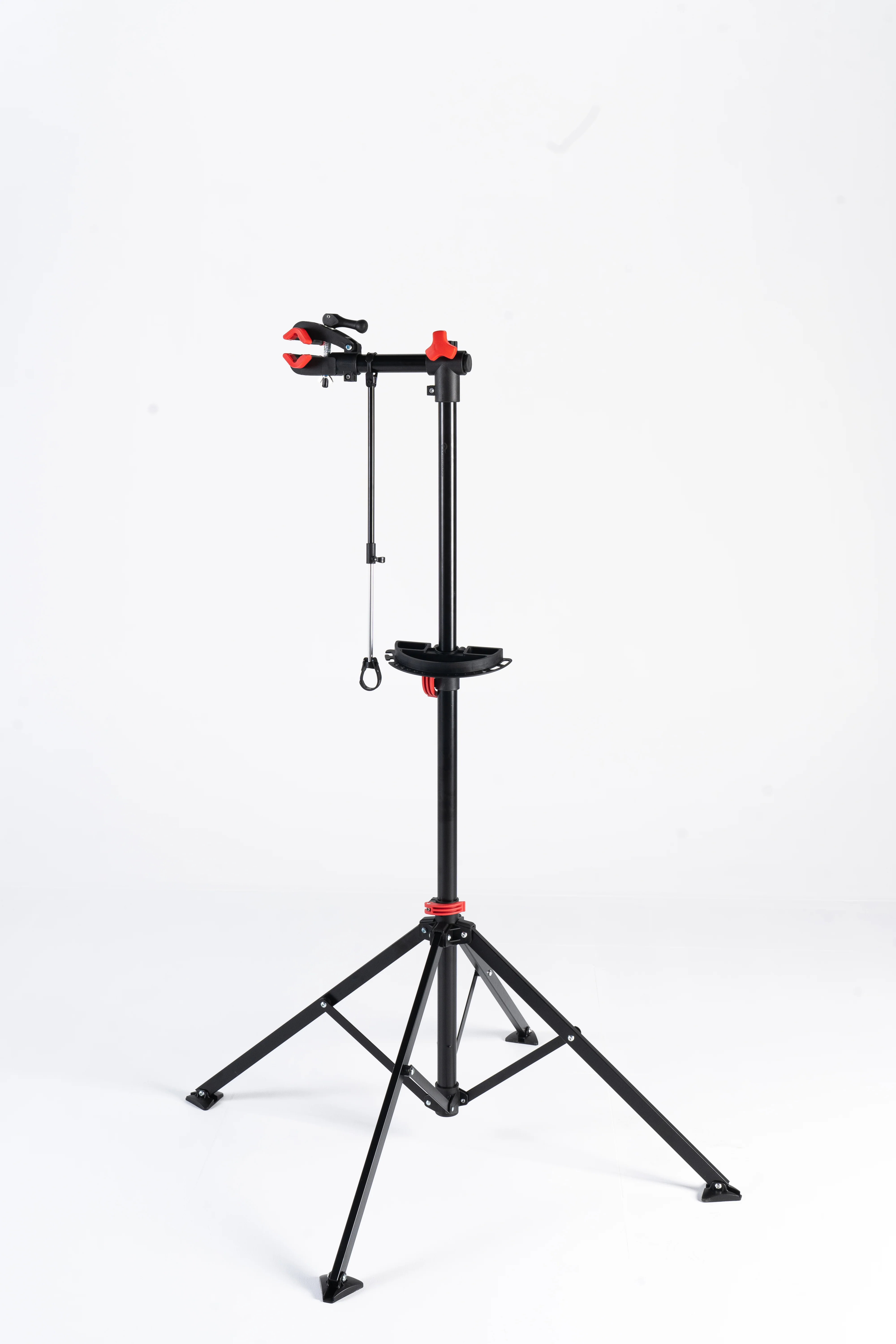 EVERCROSS Klappbarer Fahrrad-Montageständer mit 360° drehbarer Klemme, höhenverstellbar bis 1,73 m, magnetische Werkzeugablage, stabiles Dreibein-Stativ - Image 3